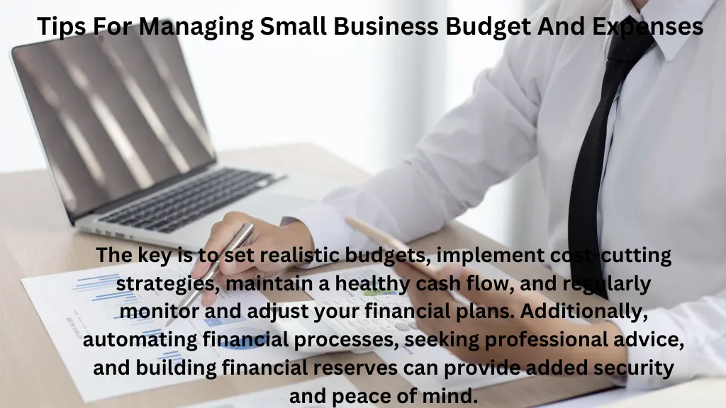 Tips For Managing Small Business Budget And Expenses